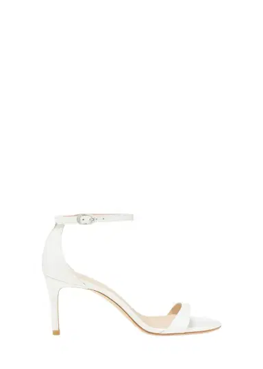 Stuart Weitzman Nudist Leather Ankle-Strap Sandals | Thumbnail 1 Stuart Weitzman Nudist Leather Ankle-Strap Sandals | Thumbnail 1