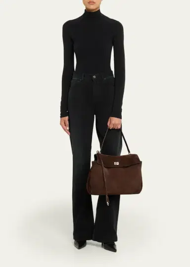 Balenciaga Rodeo Suede Top-Handle Bag | Thumbnail 5 Balenciaga Rodeo Suede Top-Handle Bag | Thumbnail 5