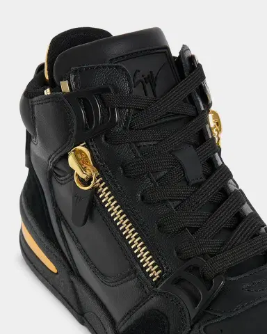Giuseppe Zanotti Men's Gz Ghost High-Top Sneakers | Thumbnail 3 Giuseppe Zanotti Men's Gz Ghost High-Top Sneakers | Thumbnail 3