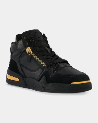 Giuseppe Zanotti Men's Gz Ghost High-Top Sneakers | Thumbnail 5 Giuseppe Zanotti Men's Gz Ghost High-Top Sneakers | Thumbnail 5