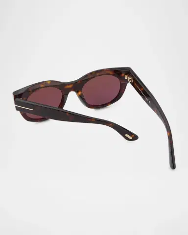 Tom Ford Marine 50MM Round Sunglasses | Thumbnail 2 Tom Ford Marine 50MM Round Sunglasses | Thumbnail 2
