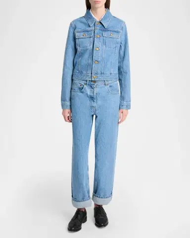 Thom Browne Shrunken-Fit Denim Jacket | Thumbnail 2 Thom Browne Shrunken-Fit Denim Jacket | Thumbnail 2