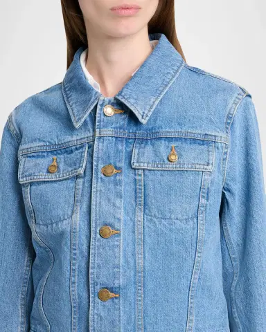 Thom Browne Shrunken-Fit Denim Jacket | Thumbnail 5 Thom Browne Shrunken-Fit Denim Jacket | Thumbnail 5