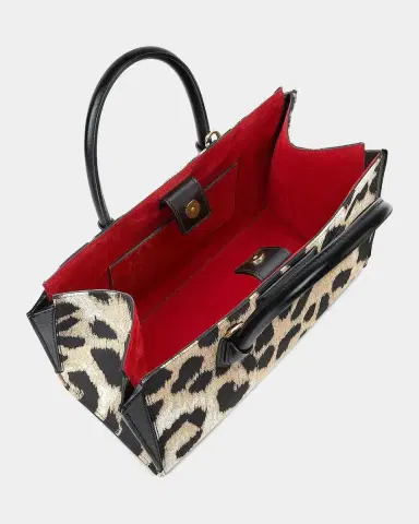 Givenchy Antigona Leopard Jacquard Catchall Top-Handle Bag | Thumbnail 2 Givenchy Antigona Leopard Jacquard Catchall Top-Handle Bag | Thumbnail 2