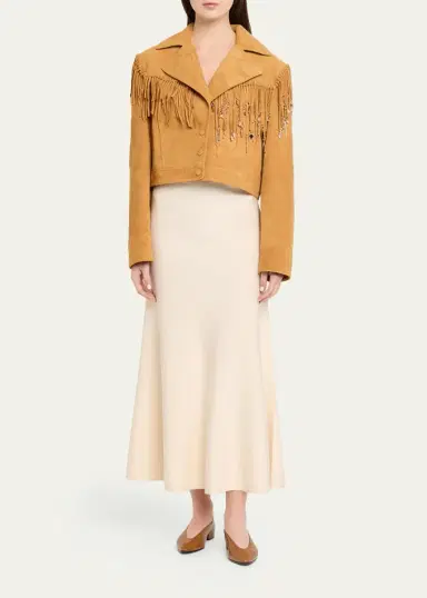 Gabriela Hearst Azra Charms and Fringe Suede Jacket | Thumbnail 2 Gabriela Hearst Azra Charms and Fringe Suede Jacket | Thumbnail 2