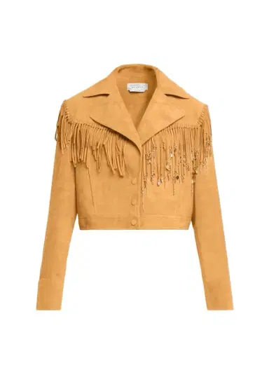 Gabriela Hearst Azra Charms and Fringe Suede Jacket | Thumbnail 1 Gabriela Hearst Azra Charms and Fringe Suede Jacket | Thumbnail 1