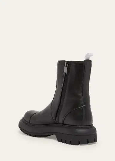Givenchy Men's Leather Biker Ankle Boots | Thumbnail 4 Givenchy Men's Leather Biker Ankle Boots | Thumbnail 4