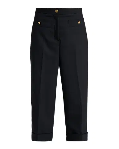 Thom Browne Wool Cardigan-Style Pocket Trousers | Thumbnail 1 Thom Browne Wool Cardigan-Style Pocket Trousers | Thumbnail 1