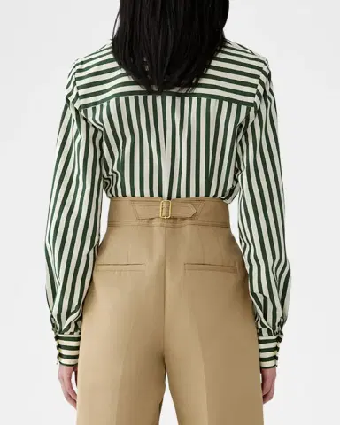 Carolina Herrera Isabella Striped Cotton Shirt | Thumbnail 2 Carolina Herrera Isabella Striped Cotton Shirt | Thumbnail 2