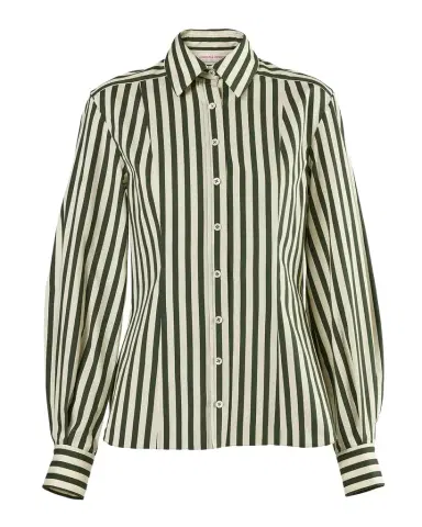 Carolina Herrera Isabella Striped Cotton Shirt | Thumbnail 1 Carolina Herrera Isabella Striped Cotton Shirt | Thumbnail 1