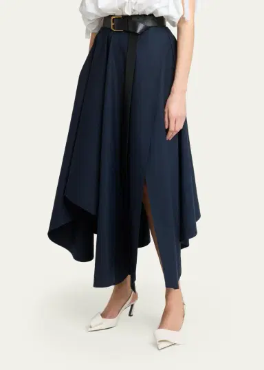 Givenchy Asymmetric Handkerchief Midi Flare Skirt | Thumbnail 4 Givenchy Asymmetric Handkerchief Midi Flare Skirt | Thumbnail 4