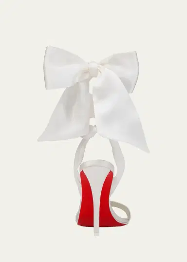Christian Louboutin 100mm Miss Z Satin Ankle-Wrap Sandals | Thumbnail 2 Christian Louboutin 100mm Miss Z Satin Ankle-Wrap Sandals | Thumbnail 2