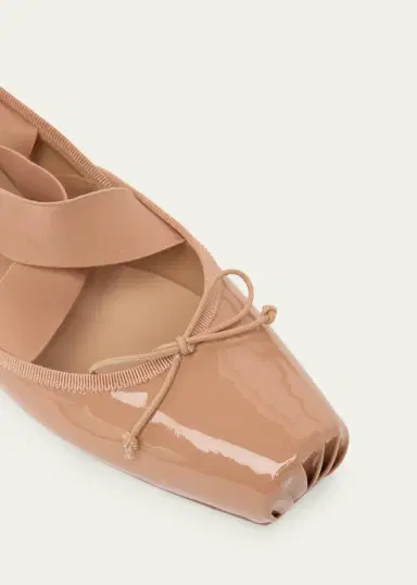 Christian Louboutin Cassiasticina Patent Leather Ballerina Flats | Thumbnail 3 Christian Louboutin Cassiasticina Patent Leather Ballerina Flats | Thumbnail 3