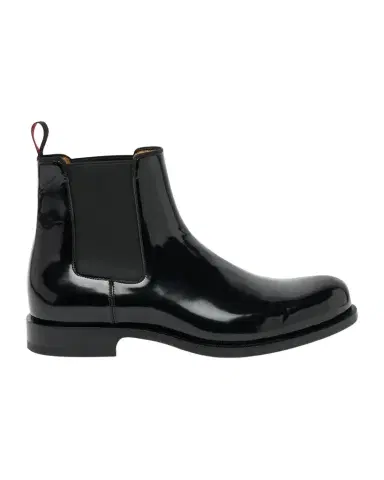 Christian Louboutin Men's Choucair Patent Leather Chelsea Boots | Thumbnail 1 Christian Louboutin Men's Choucair Patent Leather Chelsea Boots | Thumbnail 1