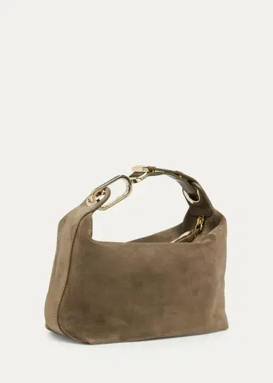 Christian Louboutin Flo Suede Pouch Bag | Thumbnail 2 Christian Louboutin Flo Suede Pouch Bag | Thumbnail 2