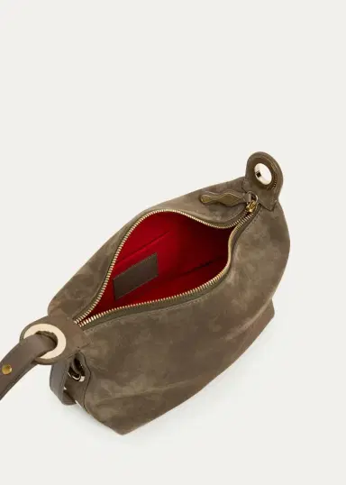 Christian Louboutin Flo Suede Pouch Bag | Thumbnail 3 Christian Louboutin Flo Suede Pouch Bag | Thumbnail 3