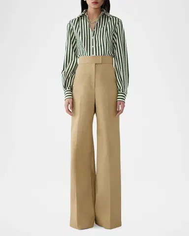 Carolina Herrera Isabella Striped Cotton Shirt | Thumbnail 2 Carolina Herrera Isabella Striped Cotton Shirt | Thumbnail 2