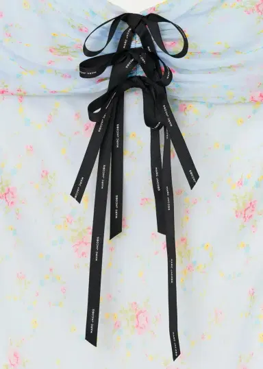 Marc Jacobs Blurred Floral Chiffon Mini Slip Dress | Thumbnail 5 Marc Jacobs Blurred Floral Chiffon Mini Slip Dress | Thumbnail 5