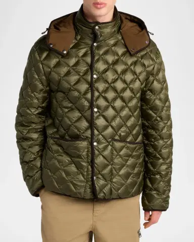 Moncler Men's Venserre Quilted Nylon Down Jacket | Thumbnail 4 Moncler Men's Venserre Quilted Nylon Down Jacket | Thumbnail 4