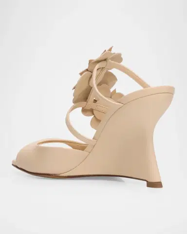 Zimmermann 85mm Belara Leather Wedge Sandals | Thumbnail 4 Zimmermann 85mm Belara Leather Wedge Sandals | Thumbnail 4