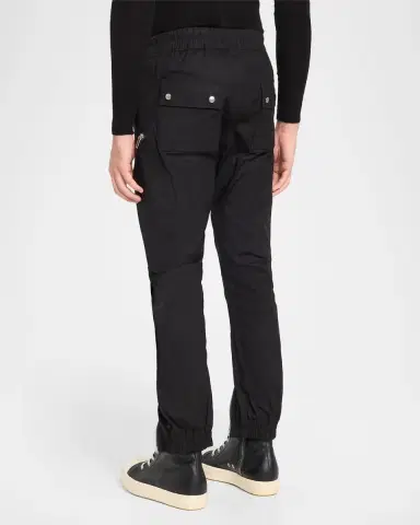 Rick Owens Men's Zipped-Trim Drawstring Joggers | Thumbnail 3 Rick Owens Men's Zipped-Trim Drawstring Joggers | Thumbnail 3