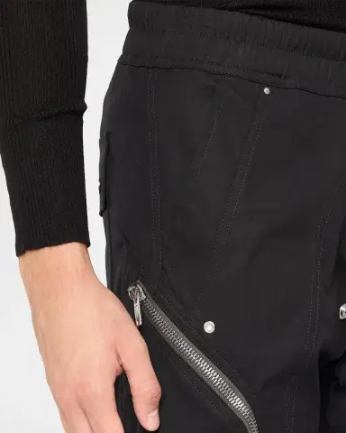 Rick Owens Men's Zipped-Trim Drawstring Joggers | Thumbnail 5 Rick Owens Men's Zipped-Trim Drawstring Joggers | Thumbnail 5
