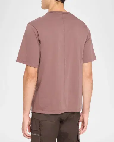Rick Owens Men's Cotton Jersey Crewneck T-Shirt | Thumbnail 3 Rick Owens Men's Cotton Jersey Crewneck T-Shirt | Thumbnail 3