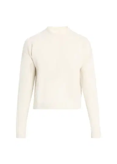 Rick Owens Men's Wool-Blend Cropped Crewneck Sweater | Thumbnail 1 Rick Owens Men's Wool-Blend Cropped Crewneck Sweater | Thumbnail 1