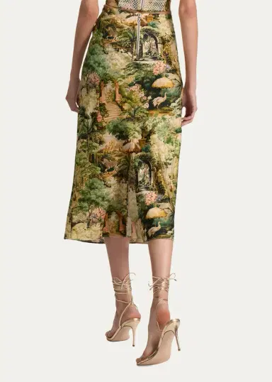 Alice + Olivia Maeve Tapestry Slip Skirt | Thumbnail 3 Alice + Olivia Maeve Tapestry Slip Skirt | Thumbnail 3