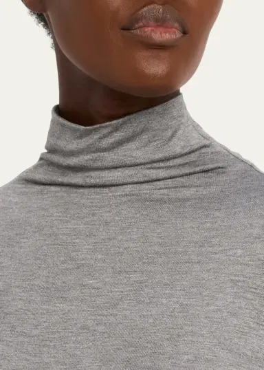Lafayette 148 New York Veda Jersey Turtleneck Top | Thumbnail 5 Lafayette 148 New York Veda Jersey Turtleneck Top | Thumbnail 5