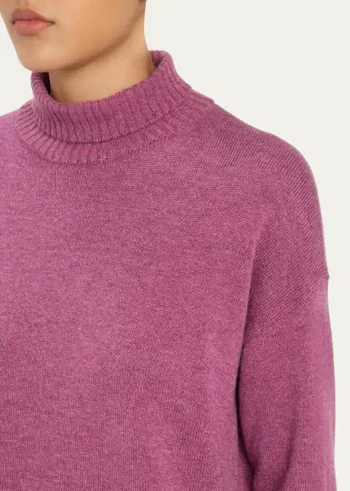 Lafayette 148 New York Chine 3-Ply Cashmere Stand-Collar Sweater | Thumbnail 5 Lafayette 148 New York Chine 3-Ply Cashmere Stand-Collar Sweater | Thumbnail 5