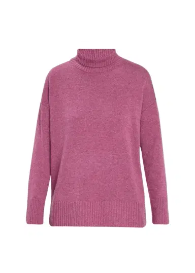 Lafayette 148 New York Chine 3-Ply Cashmere Stand-Collar Sweater | Thumbnail 1 Lafayette 148 New York Chine 3-Ply Cashmere Stand-Collar Sweater | Thumbnail 1