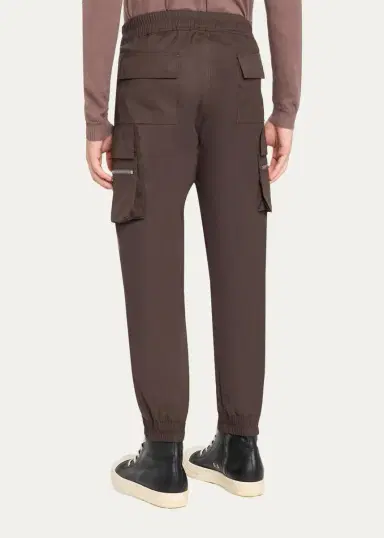 Rick Owens Men's Drawstring Cargo Joggers | Thumbnail 3 Rick Owens Men's Drawstring Cargo Joggers | Thumbnail 3