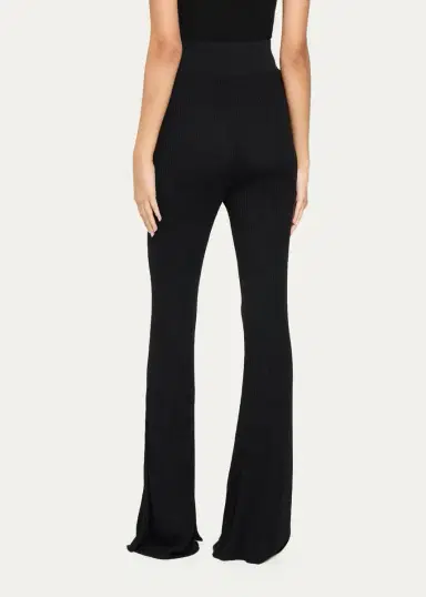 L'Agence Conan Rib-Knit Flare Pants | Thumbnail 3 L'Agence Conan Rib-Knit Flare Pants | Thumbnail 3