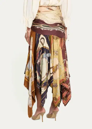 Zimmermann Valiant Draped Silk Scarf Skirt | Thumbnail 3 Zimmermann Valiant Draped Silk Scarf Skirt | Thumbnail 3