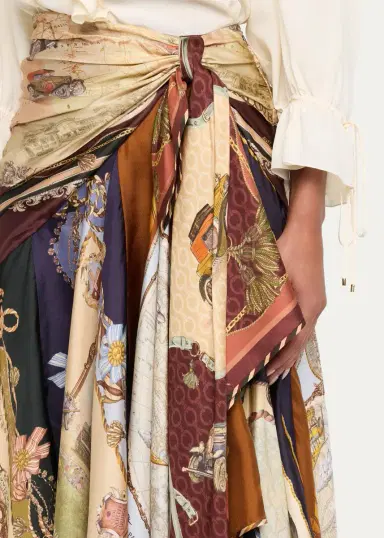 Zimmermann Valiant Draped Silk Scarf Skirt | Thumbnail 5 Zimmermann Valiant Draped Silk Scarf Skirt | Thumbnail 5