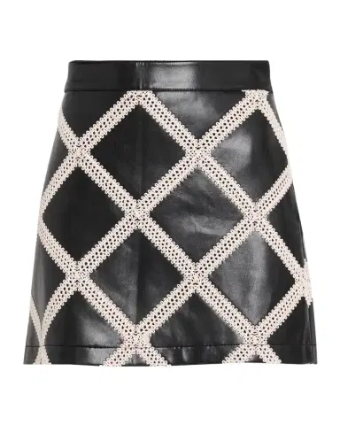 Cinq à Sept Audree Faux-Leather Mini Skirt | Thumbnail 1 Cinq à Sept Audree Faux-Leather Mini Skirt | Thumbnail 1
