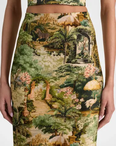 Alice + Olivia Maeve Tapestry Slip Skirt | Thumbnail 5 Alice + Olivia Maeve Tapestry Slip Skirt | Thumbnail 5