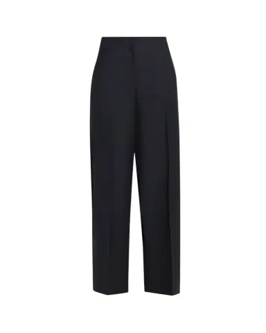 Lafayette 148 New York Thames Wide-Leg Brushed Wool Pants | Thumbnail 1 Lafayette 148 New York Thames Wide-Leg Brushed Wool Pants | Thumbnail 1
