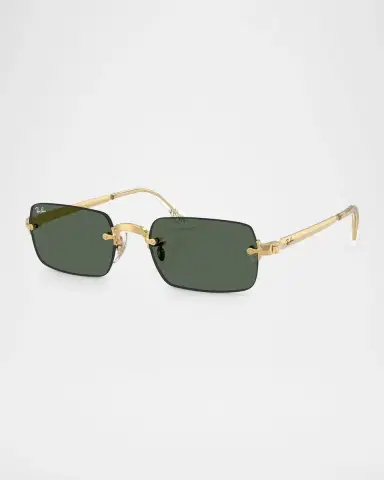 Ray-Ban x A$AP Rocky Men's Rb3928 Rimless Metal Rectangle Sunglasses | Thumbnail 2 Ray-Ban x A$AP Rocky Men's Rb3928 Rimless Metal Rectangle Sunglasses | Thumbnail 2