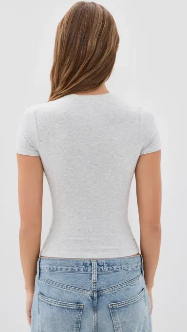 Skims T-Shirt Light Heather Grey | Thumbnail 3 Skims T-Shirt Light Heather Grey | Thumbnail 3