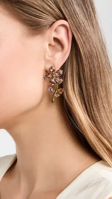 Jennifer Behr Dorian Earrings Multi One Size | Thumbnail 4 Jennifer Behr Dorian Earrings Multi One Size | Thumbnail 4