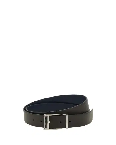 Ferragamo Men's Smooth Leather Roller-Buckle Belt | Thumbnail 2 Ferragamo Men's Smooth Leather Roller-Buckle Belt | Thumbnail 2