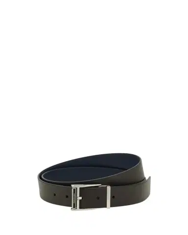 Ferragamo Men's Smooth Leather Roller-Buckle Belt | Thumbnail 1 Ferragamo Men's Smooth Leather Roller-Buckle Belt | Thumbnail 1