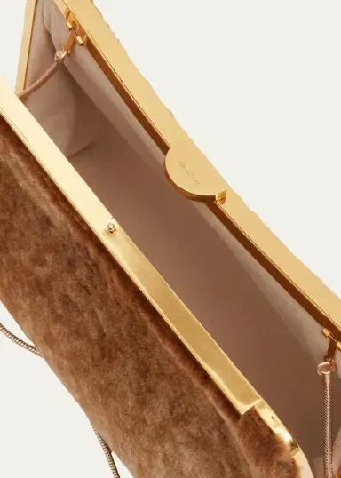 Simkhai Solange Shearling Clutch | Thumbnail 3 Simkhai Solange Shearling Clutch | Thumbnail 3