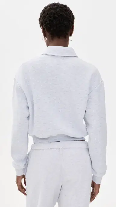 Skims Polo Sweatshirt ight Heather Grey | Thumbnail 3 Skims Polo Sweatshirt ight Heather Grey | Thumbnail 3
