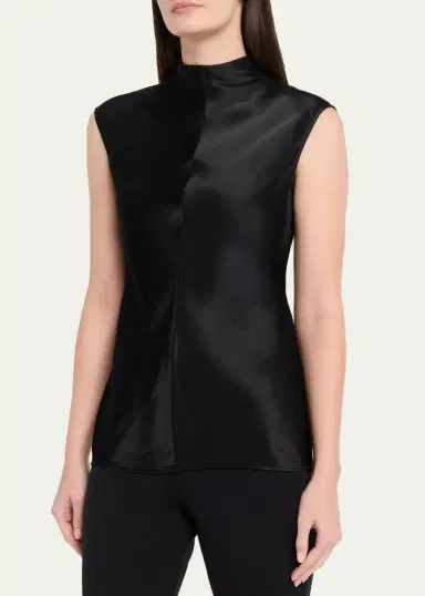 FFORME Rhea Sleeveless Hammered Satin Top | Thumbnail 4 FFORME Rhea Sleeveless Hammered Satin Top | Thumbnail 4