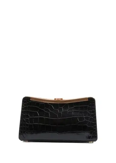 Simkhai Solange Croc-Embossed Leather Clutch | Thumbnail 1 Simkhai Solange Croc-Embossed Leather Clutch | Thumbnail 1