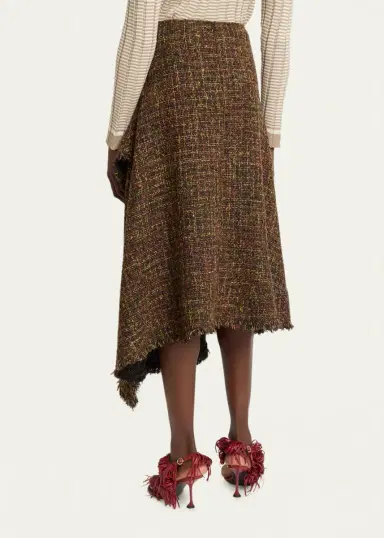 Proenza Schouler Layne Tweed Midi Skirt | Thumbnail 3 Proenza Schouler Layne Tweed Midi Skirt | Thumbnail 3