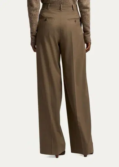 Ralph Lauren Collection Clarice Wool-Blend Pleated Wide-Leg Pants | Thumbnail 3 Ralph Lauren Collection Clarice Wool-Blend Pleated Wide-Leg Pants | Thumbnail 3